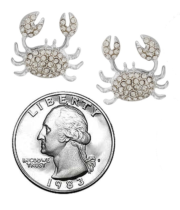 Sealife Theme Earring - Crab