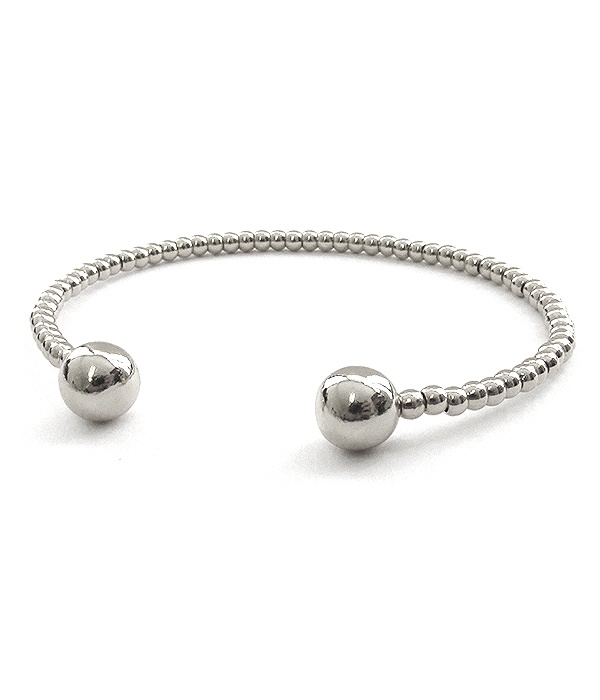 Multi Metal Seedbead Brass Bracelet