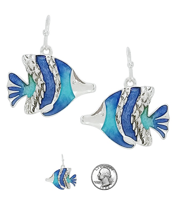 Sealife Theme Earring - Fish