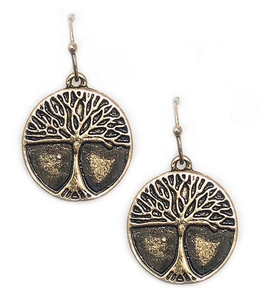 Tree of Life Earring - Wholesale Metal Alloy Jewelry