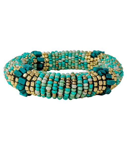 Multi Seedbead Stretch Bracelet