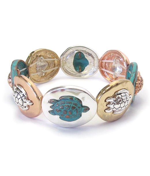 Sealife Theme Stretch Bracelet - Turtle