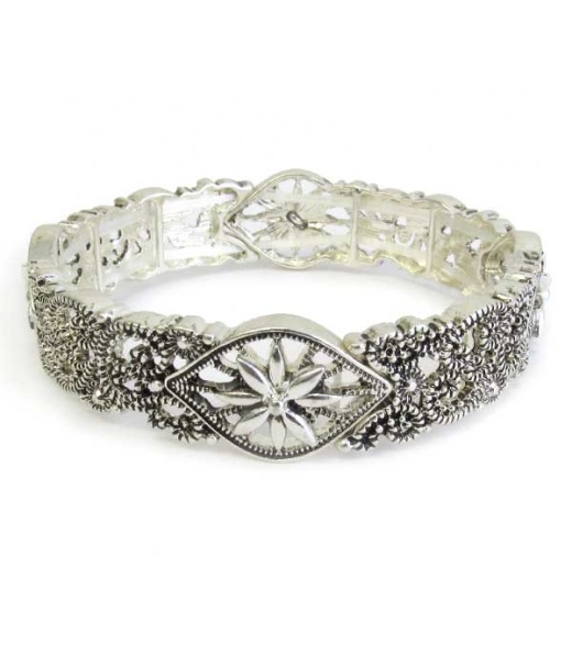 Designer Textured Stretch Bracelet