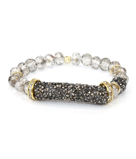 Multi Crystal Stretch Bracelet