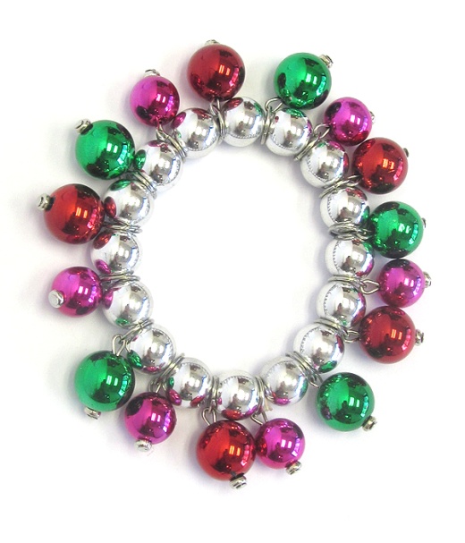 Multi Ball Dangle Stretch Bracelet - Wholesale Price