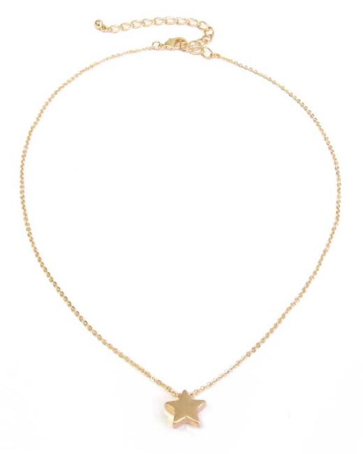 Satin Star Pendant Necklace