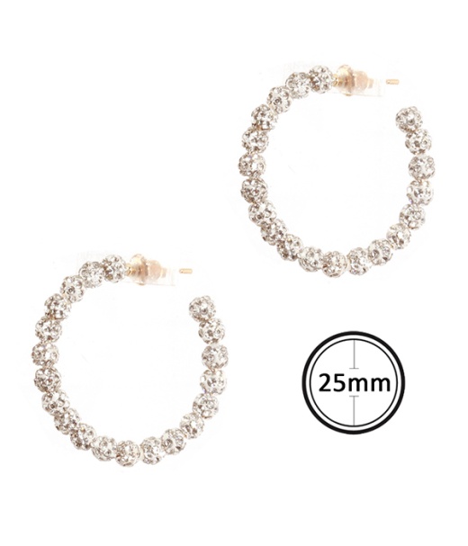 Fireball Hoop Earring