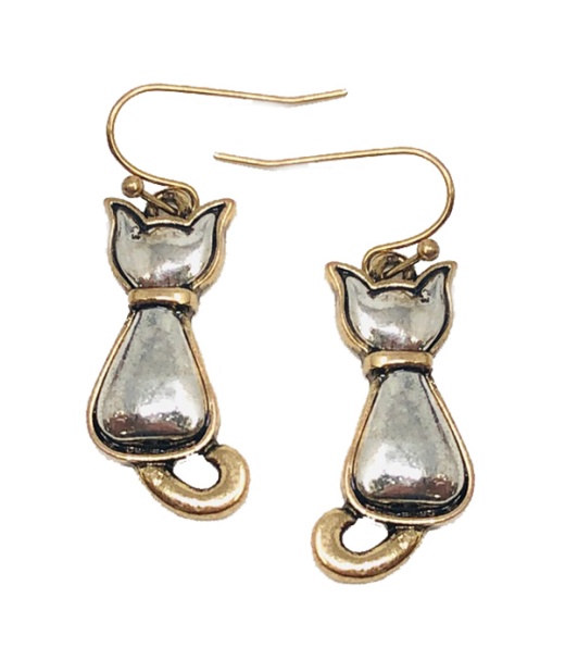 Pet Lovers Theme Cat Earring