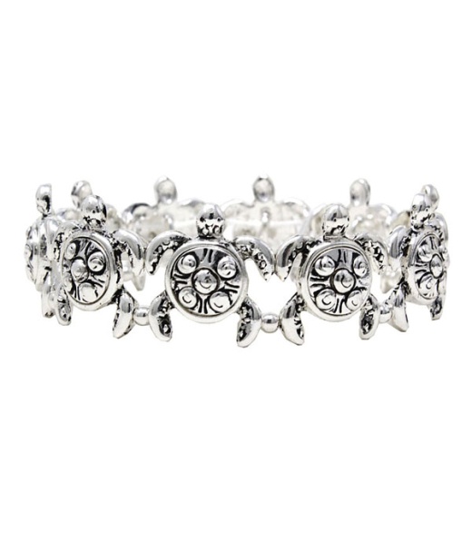 Multi Turtle Stretch Bracelet