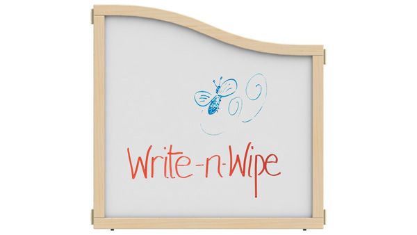 Kydz Suite® Cascade Panel - E To A-Height - 36" Wide - Write-N-Wipe