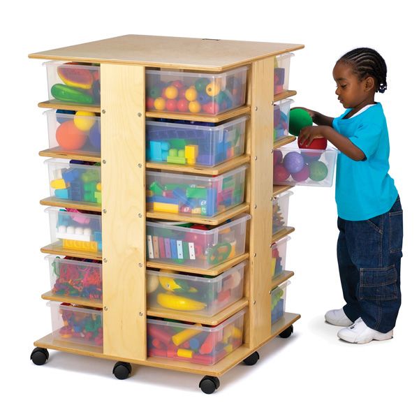 Jonti-Craft® 24 Tub Tower - With Colored Tubs