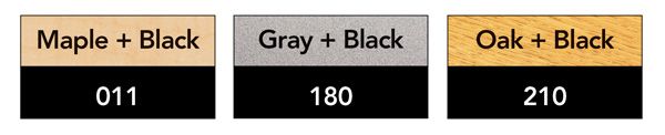 Berries® Teachers' 48" Desk - Gray/Black