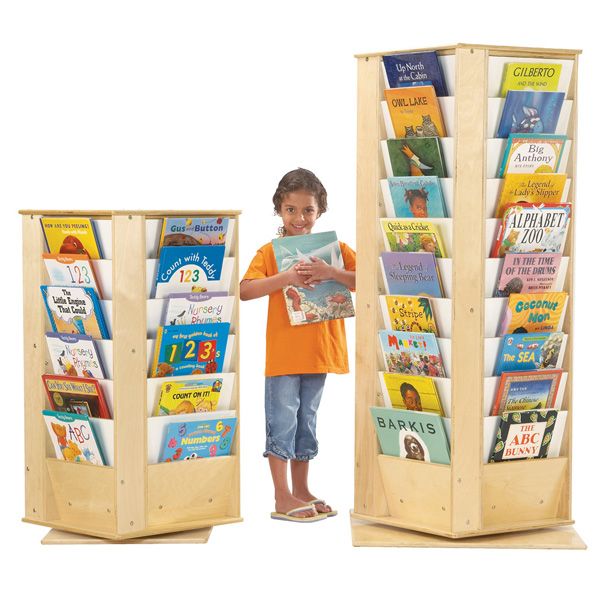 Jonti-Craft® Revolving Small Literacy Tower