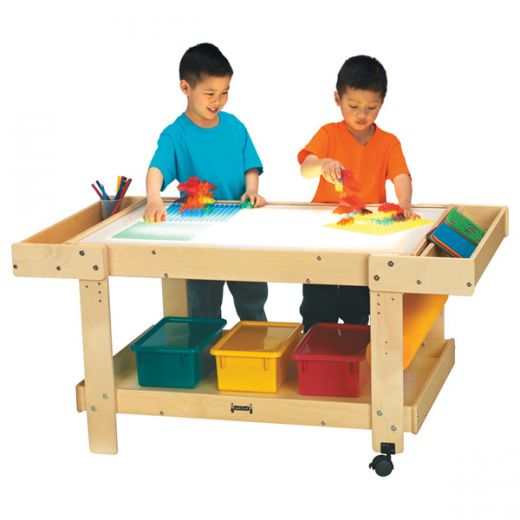 Jonti-Craft Creative Light Center - With Side Caddies