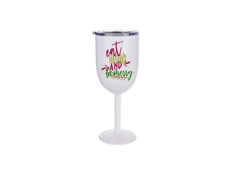 Visol Antoinette Stainless Steel Wine Glass - Set of 2