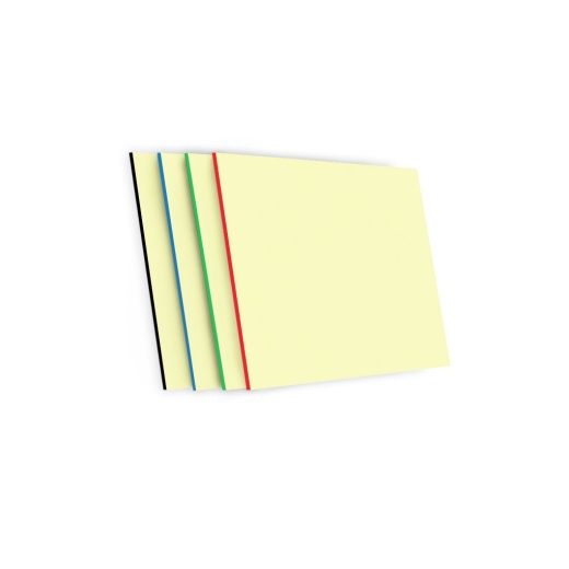 Glow/Safety Red Rowmark Laserglow® Safety Colors Rotary Engraving Plastic
