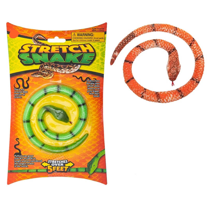 Snake Stretchy Fidget Kids Toys In Bulk Assorted 12Pcs
