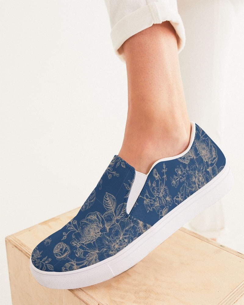 navy slip on shoes ladies