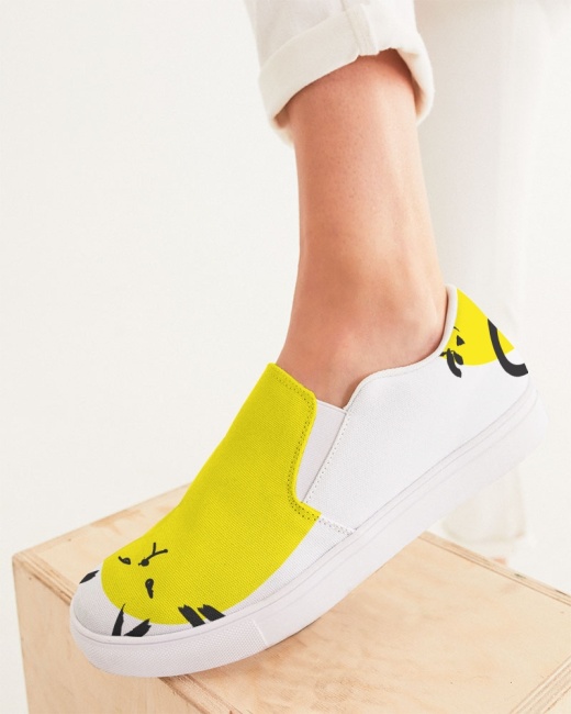 Women's Slip-On Canvas Shoe Love Cats