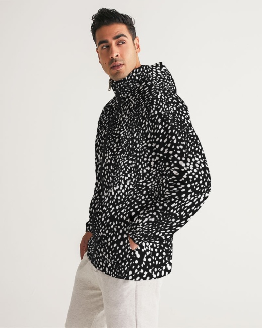 Men's Windbreaker Cheetah Black