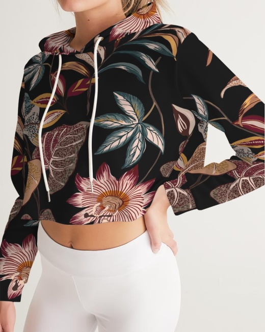 Women's Cropped Hoodie Blossom