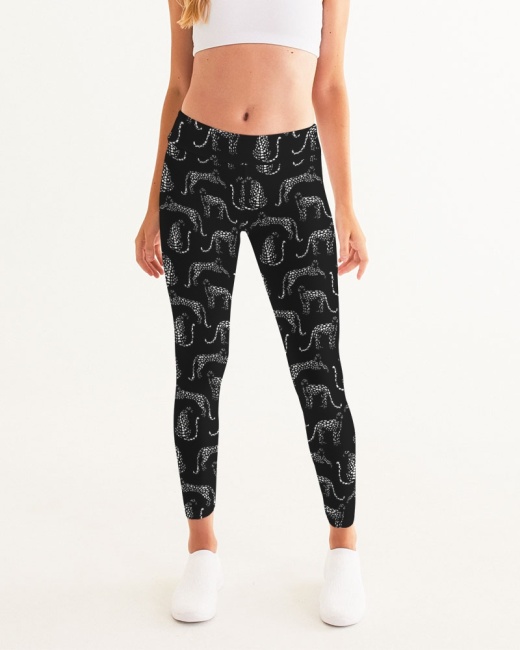 Women's Yoga Pants Cheetah Silhouette