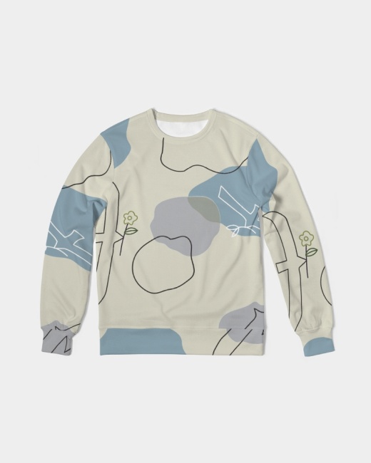 Men's Classic French Terry Crewneck Pullover Spring