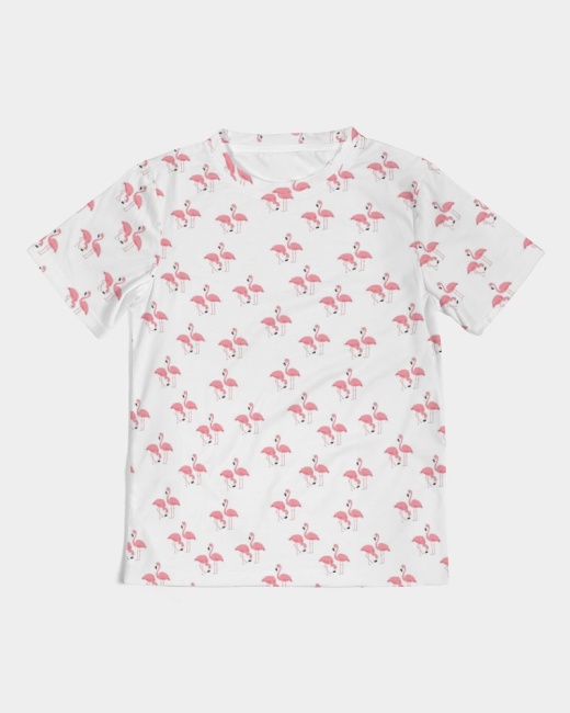 Kids Tee Simple Flamingo