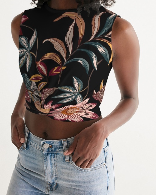 Women's Twist-Front Tank Blossom
