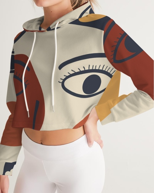 Women's Cropped Hoodie My Lady
