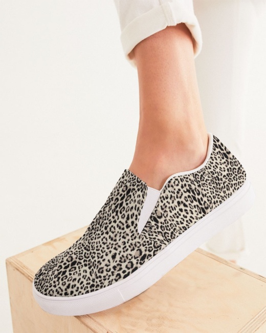 Women's Slip-On Canvas Shoe Leopard