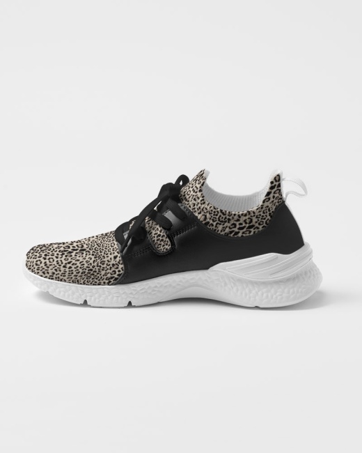 Women's Two-Tone Sneaker Leopard