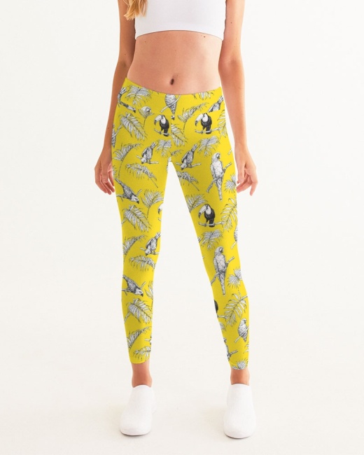 Women's Yoga Pants Tropical Birds