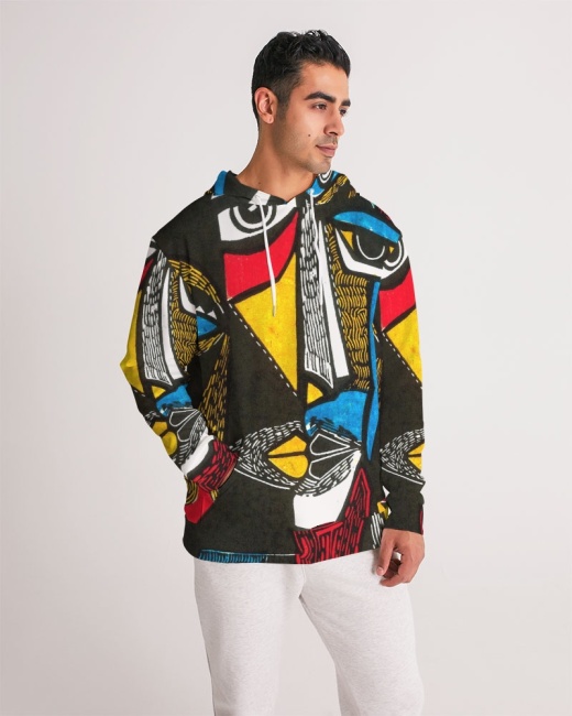 Men's Hoodie Abstract Face