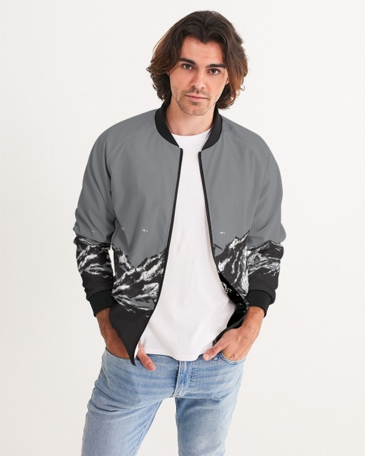 Men's Bomber Jacket Snow Mountain