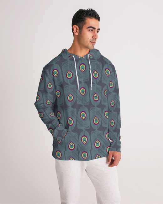 Men's Hoodie Peacock Tails