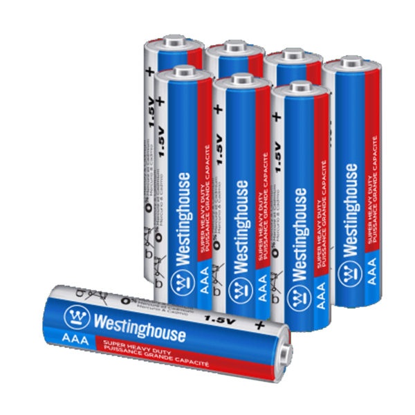 Westinghouse Super Heavy Duty 8 Pack Aaa Batteries, Pack Of 6
