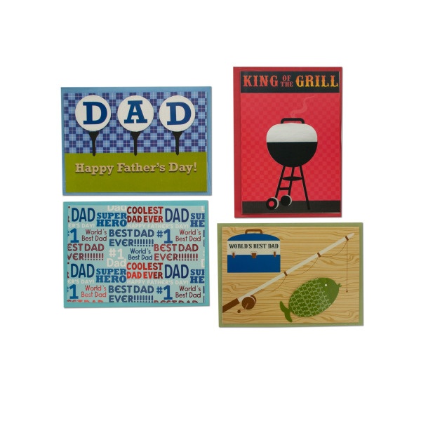 Handmade Cards For Dad Set, Pack Of 24
