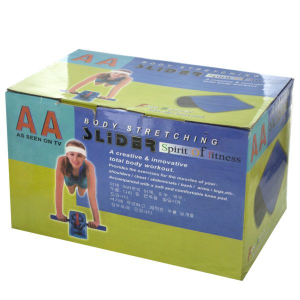 Body Stretching Slider Ab Wheel, Pack Of 2