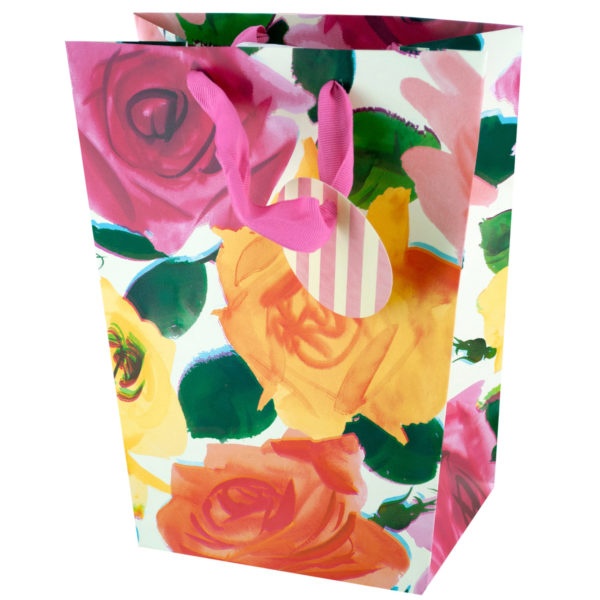 Trapezoid Rose Gift Bag, Pack Of 36