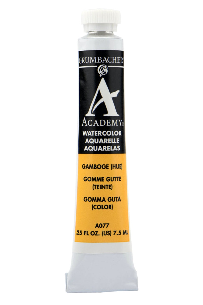 Academy® Watercolor Earthtone Color Family - Naples Yellow Hue A146 / 7.5 Ml. (0.25 Fl. Oz.)