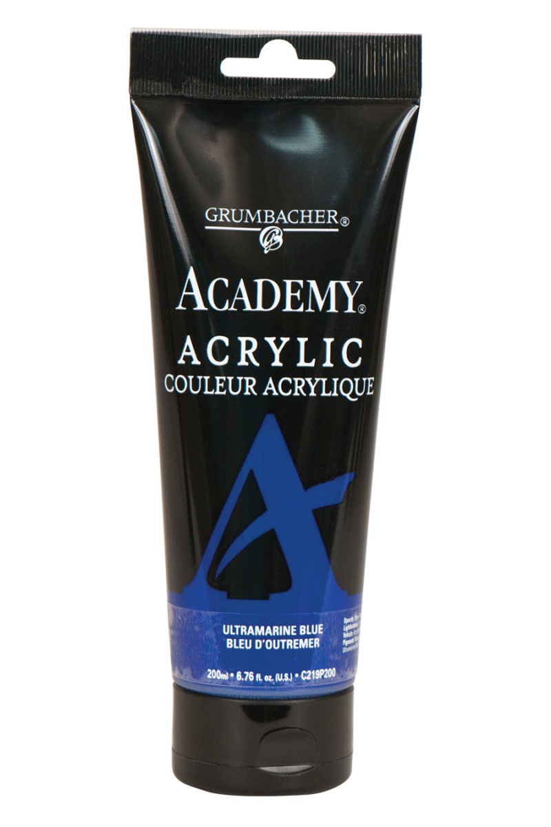Academy® Acrylic Blue Color Family - Cobalt Blue Hue C049 / 90 Ml. (3 Fl. Oz.)