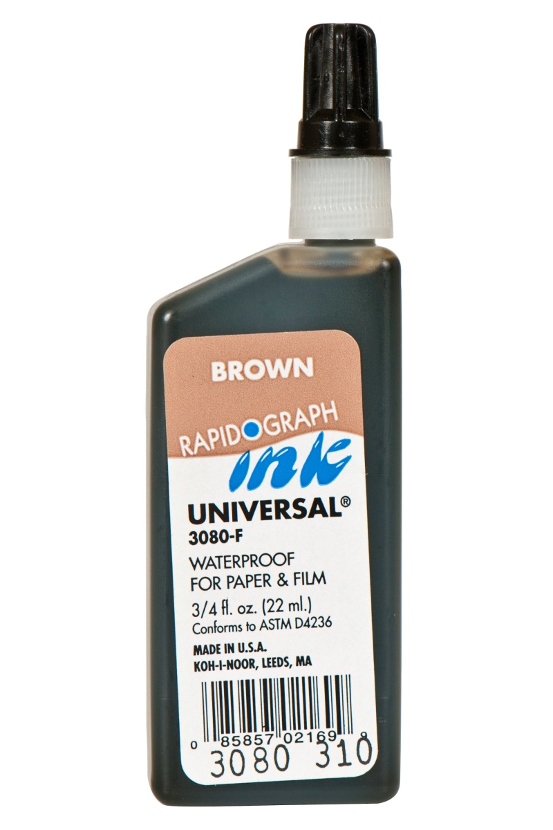 Koh-I-Noor® Universal® Inks Brown 3080F / .75 Oz