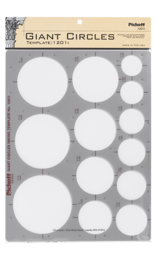 Pickett Giant Circle Cutouts Template