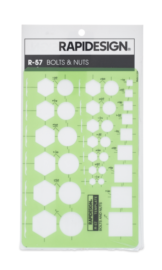 Rapidesign Bolts & Nuts Template