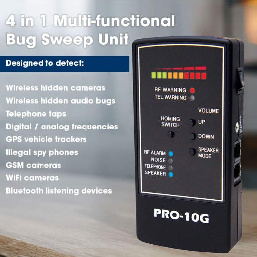 Pro-10G Cell Phone and GPS Bug Detector - Thumbnail 3