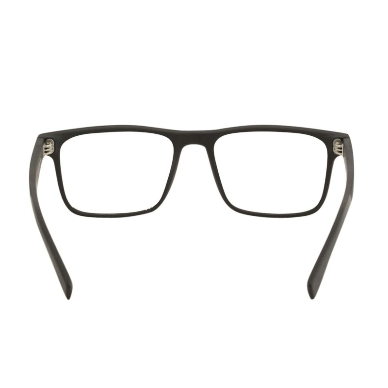 Lacoste Matte Black Square Mens Acetate Eyeglasses 6039