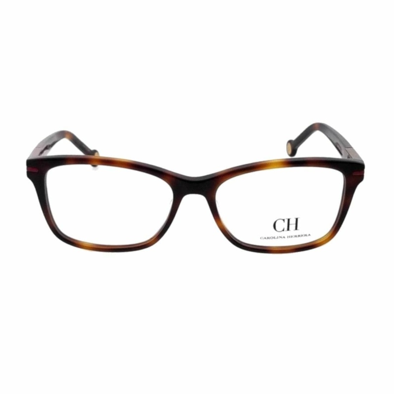Carolina Herrera Tortoise Square Women's Plastic Eyeglasses