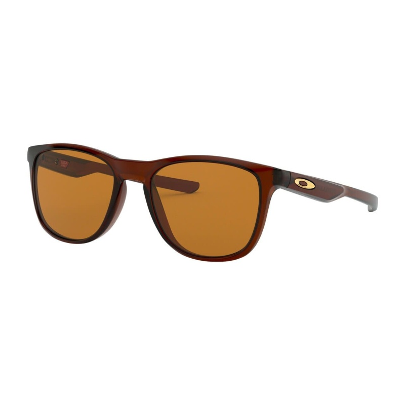 Oakley Trillbe X Root Beer Square Dark Bronze Lens Men's Sunglasses