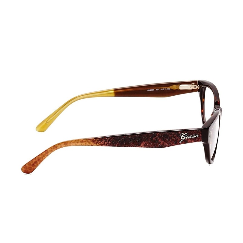 Guess Tortoise Cat Eye Womens Acetate Eyeglasses 4331